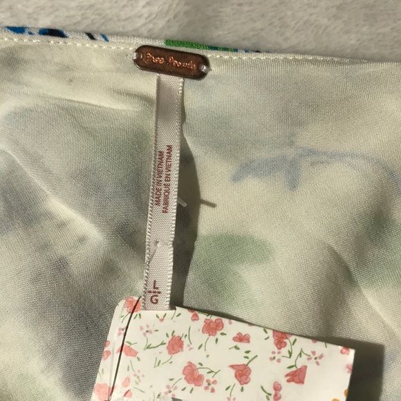 Free People All Mine Floral Mini Dress Size Large - Picture 16 of 16